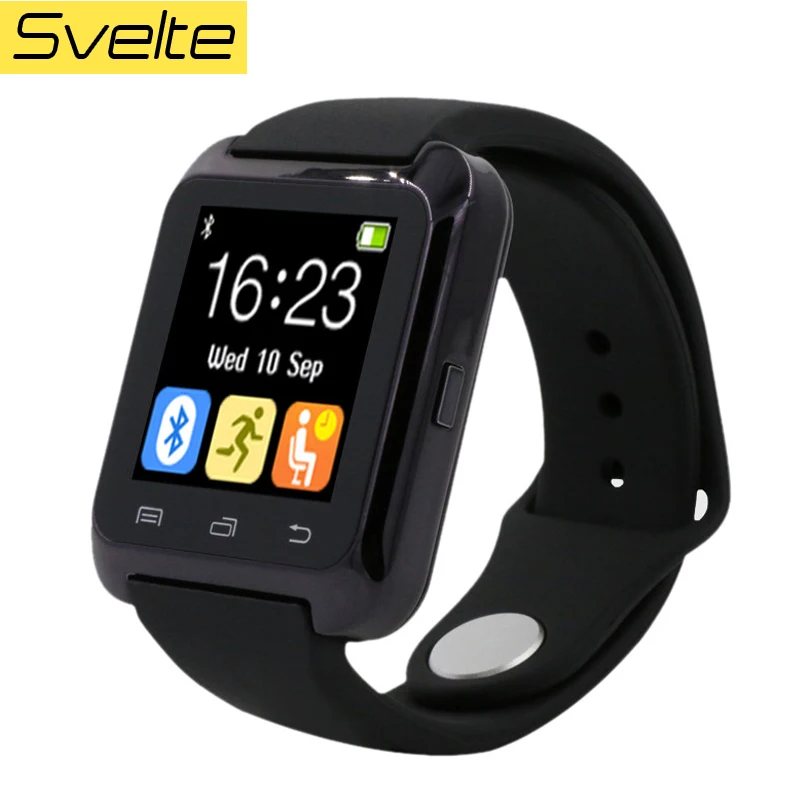 Svelte/SmartWatch Bluetooth Smart часы U8 для iPhone IOS Android смартфон Носите Носимых устройств умные PK