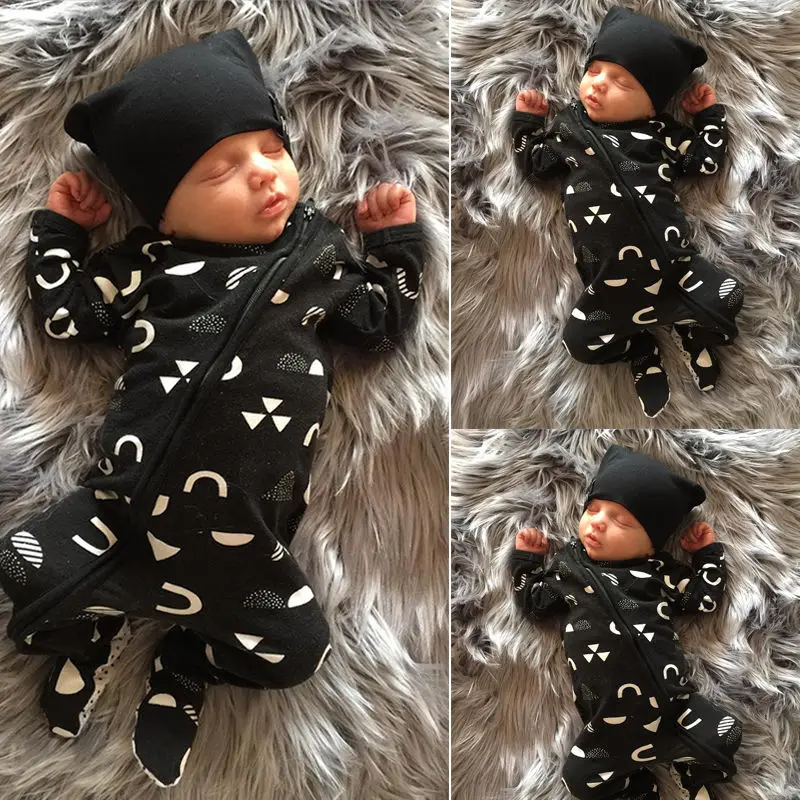 2017 Одежда для новорожденных мальчиков и девочек детский комбинезон одежда