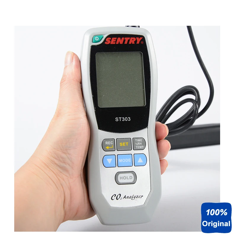 Ручной анализатор CO2 ST303 измеритель температуры и влажности 0-9999ppm USB 3 в 1 |