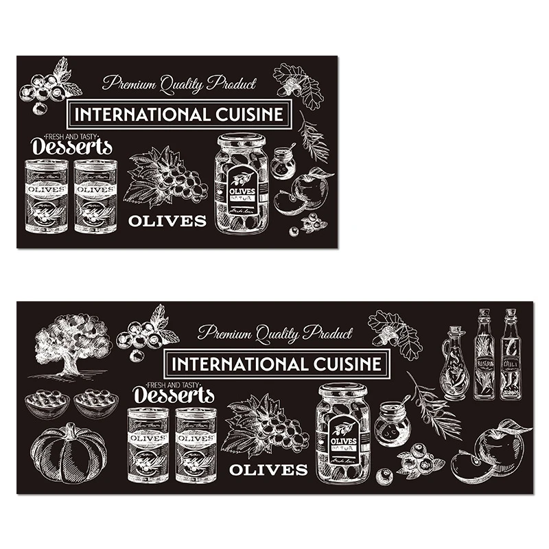 Противоскользящий входной коврик ковер для пола из ПВХ Кухня ванная комната