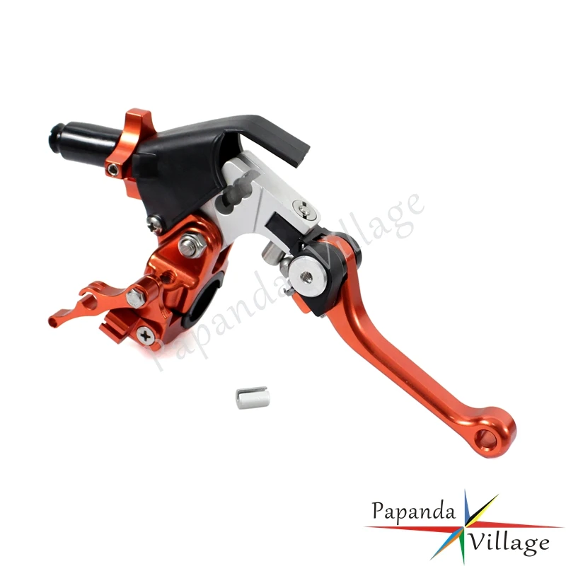 Papanda мотоцикл оранжевый 7/8 &quotРегулируемый складной рычаг сцепления для Kawasaki KX65 80