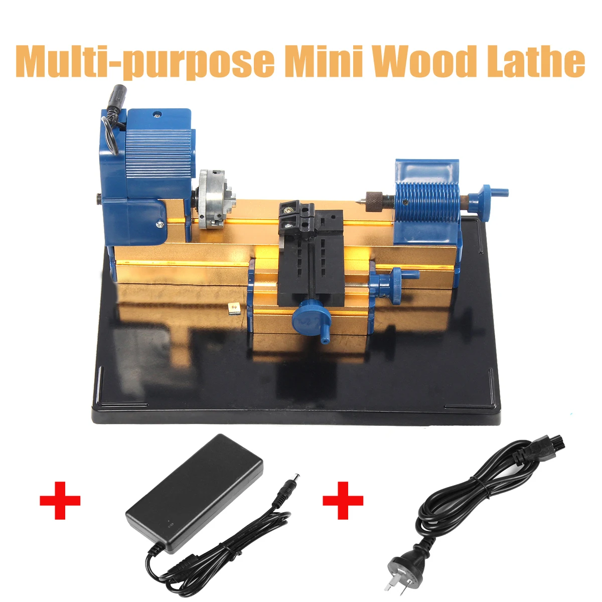 

Mini Multifunction Wood Lathe Motorized Jig-saw Bead Grinder Driller 24W DC 12V 2A Woodworking Turning Cutting Bead Tool