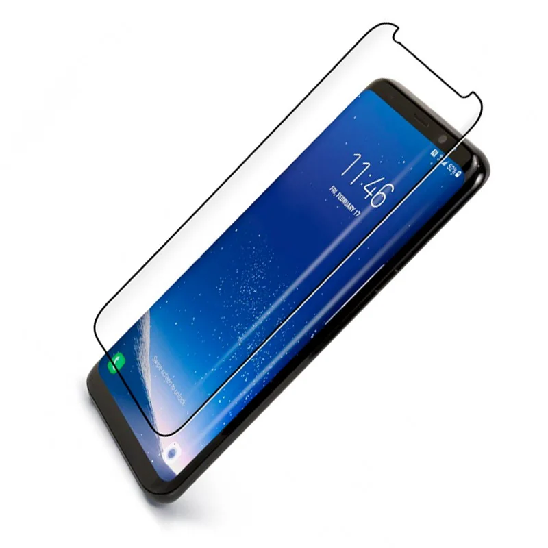2 шт полный жидкий клей протектор экрана для samsung Note 8 UV для Galaxy S8 S9 Plus закаленное стекло для samsung Note 9 S10e S10P