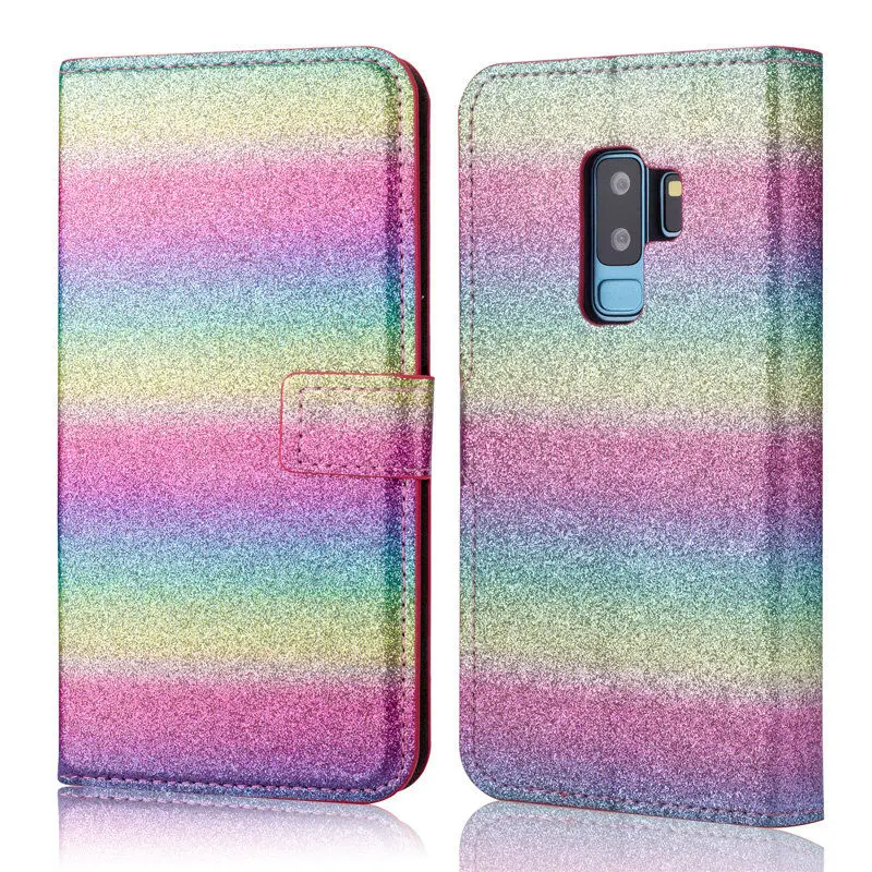 Чехол для телефона BELIAL s samsung Galaxy S9 Plus блестящий кошелек кожаный чехол S8 Note 8