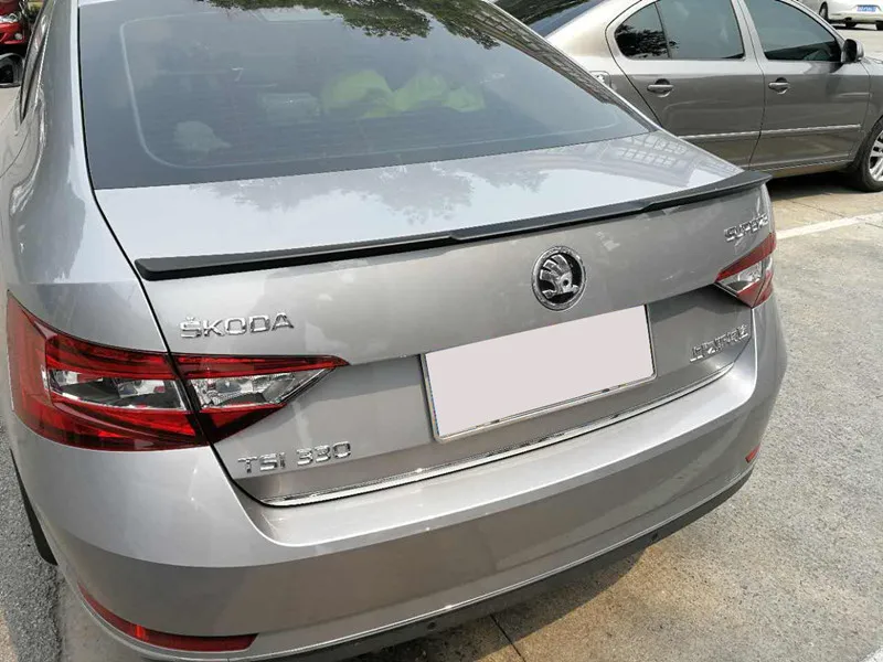 Для Skoda Superb спойлер 2015 2016 2017 автомобильное украшение в виде хвостового крыла