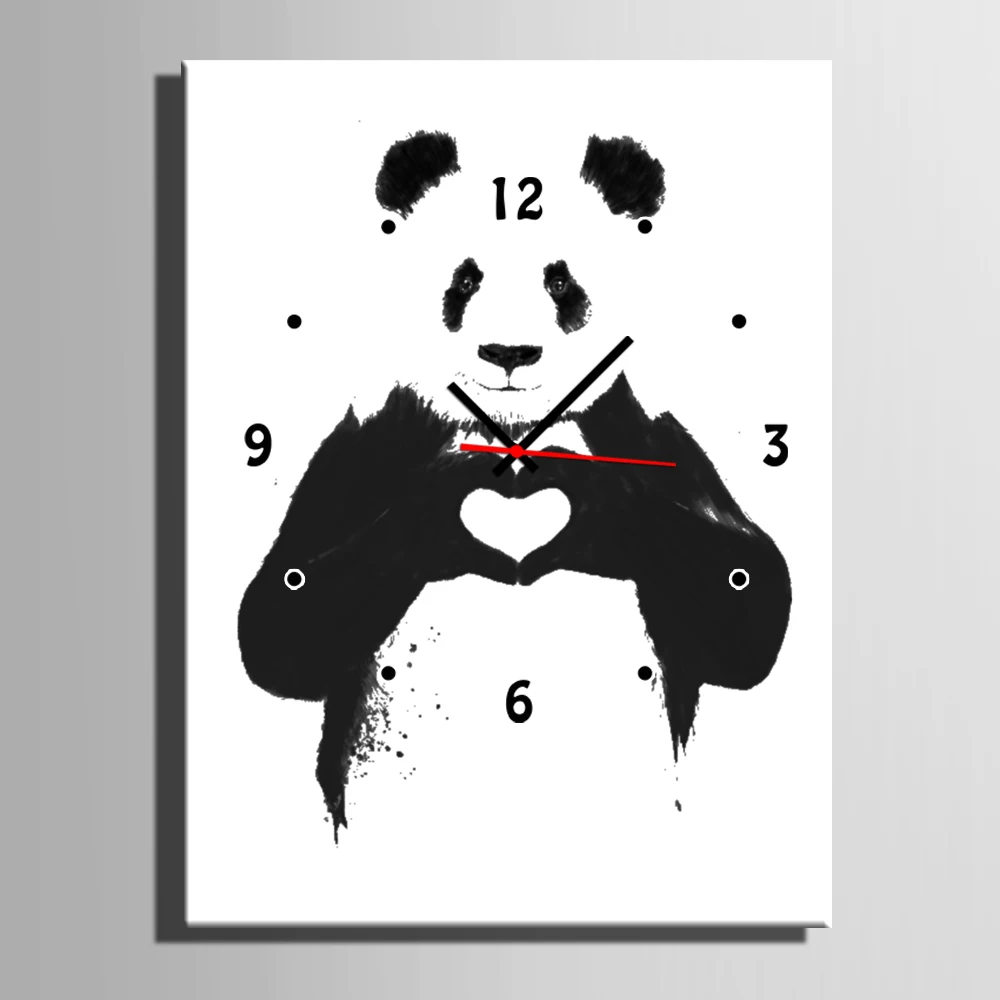 

E-HOME Alphabet Series TIME Clock in Canvas 1pcs Wall Clock 18071701