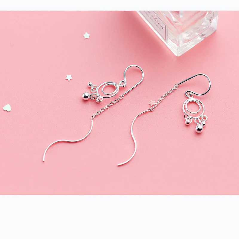 Минималистичные геометрические круглые светлые бусины INZATT волнистые палочки