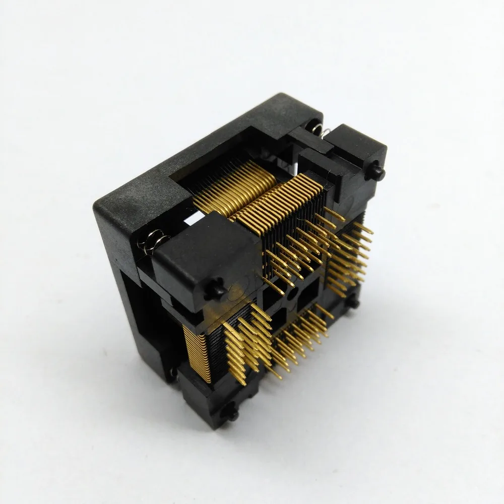 Тестовый адаптер TQFP80 FQFP80 QFP80 для сгорания в розетке стандартный шаг 0 5 мм IC Размер