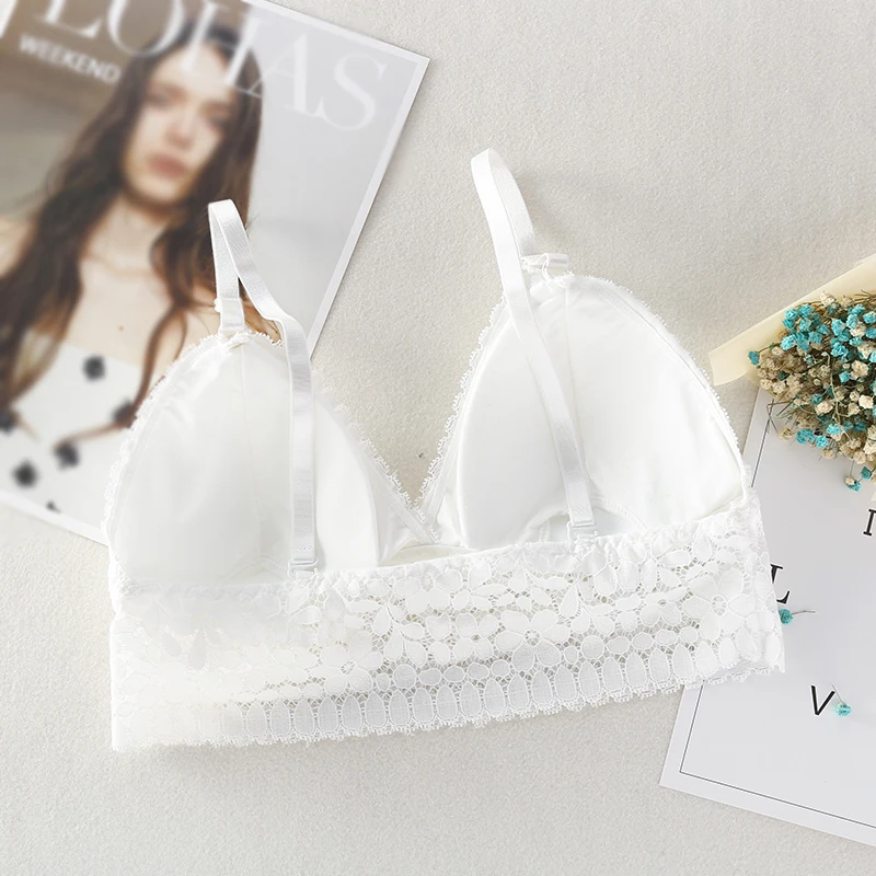 Женский кружевной бюстгальтер пуш-ап с глубоким V-образным вырезом | Женская