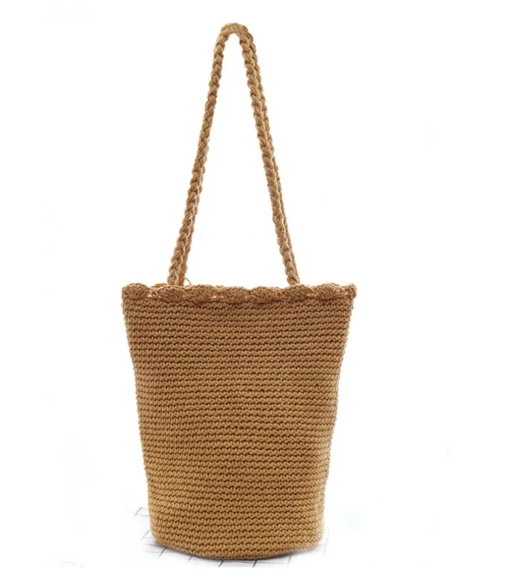 2019 women handbags Bucket Straw Fashion Messenger Bags Beach woven bag Summer female straw | Багаж и сумки