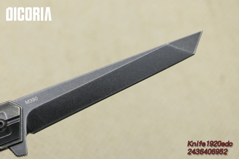 Dicoria Интендант M390 лезвие TC4 titanium Тактический шарикоподшипник Флиппер складной