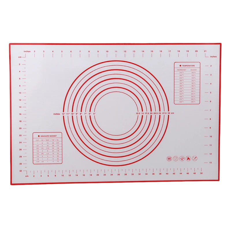 1 шт. антипригарный силиконовый коврик для выпечки кондитерский с чешуей