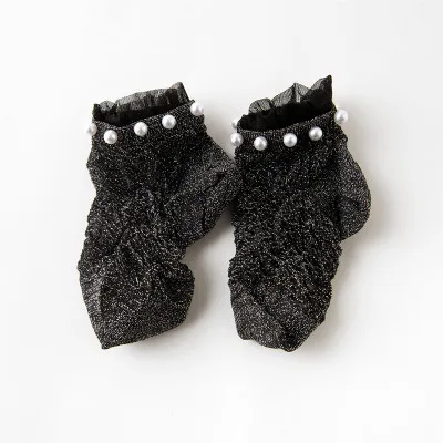 Оптовая продажа 2019 новые кружевные носки для балеток женские весенне-летние