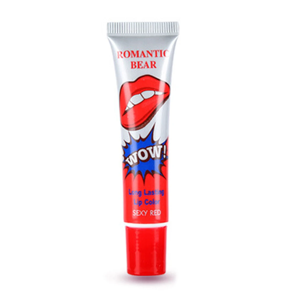 NO4 6 colors Girls women Lipstick 1pcs liquid matte lipstick romantic bear - Цвет: NO4