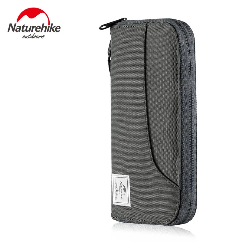 Многофункциональный кошелек Naturehike RFID для путешествий, Ультралегкая переносная дорожная Сумка для документов, кредитных карт - Цвет: Gray