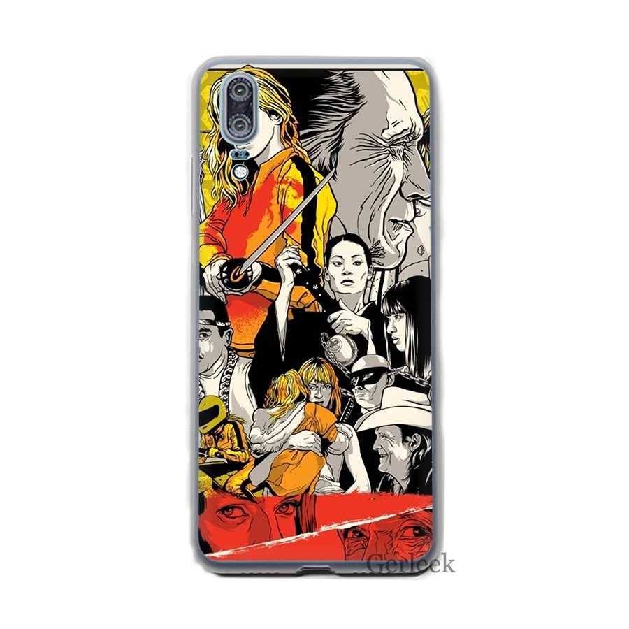 Чехол для телефона Kill Bill Movie Drawing Huawei P8 P9 P10 P20 Pro Lite 2015 2016 2017 P Smart Soft TPU|Чехлы-накладки|