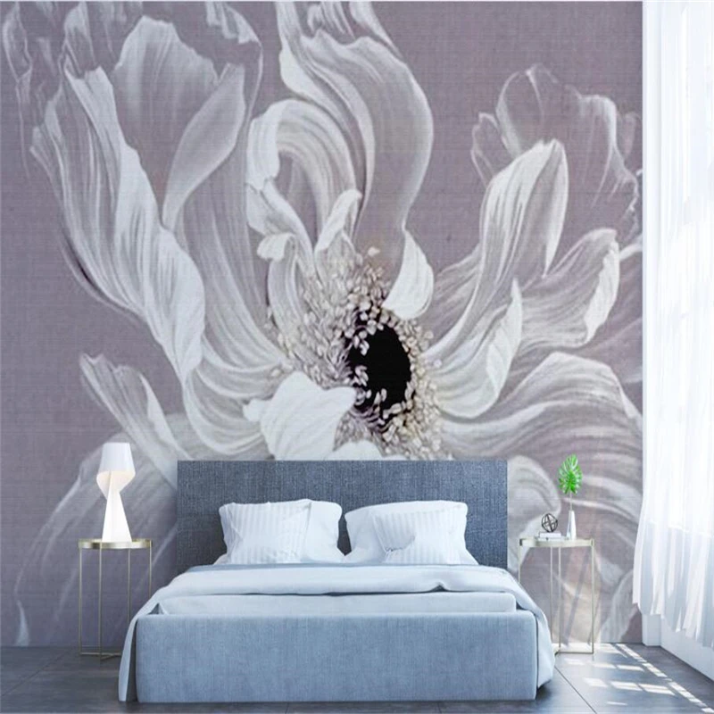 Wellyu новая ручная роспись цветы эстетическая картина маслом простой