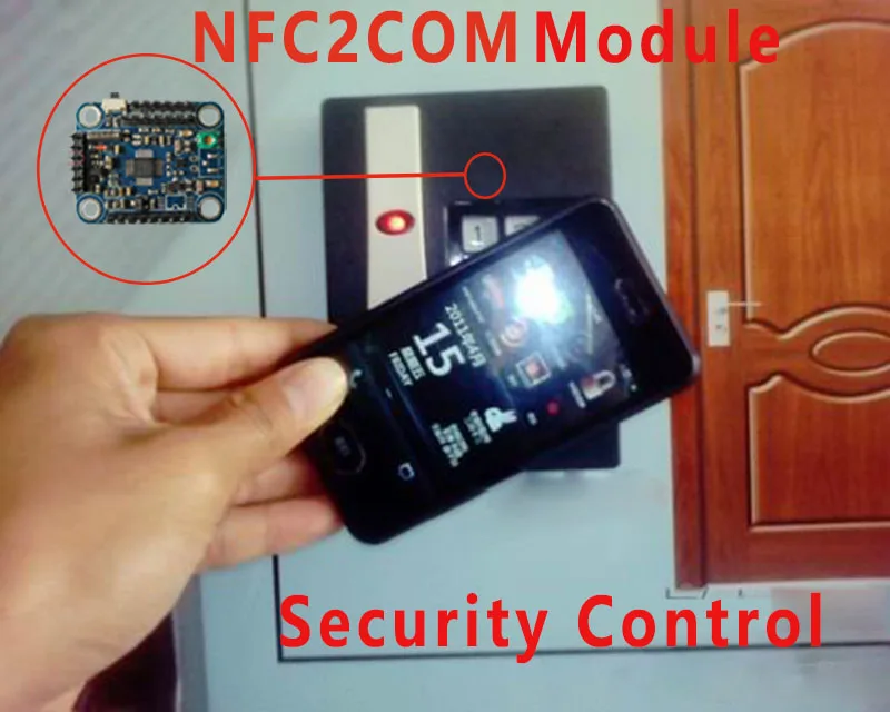 NFC2COM модуль, UART NFC модуль P2P с телефоном, карта эмуляции контроля доступа оплата низкое энергопотребление