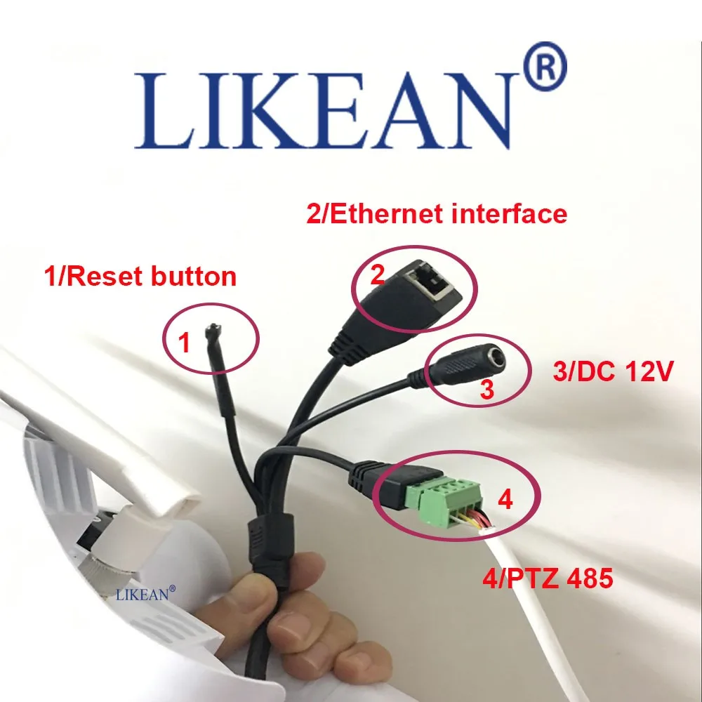 LIKEAN HI3516C + SONY IMX322 HD 1080 P mic 4X Авто Зум 2.8-12 мм PTZ открытый Безопасность