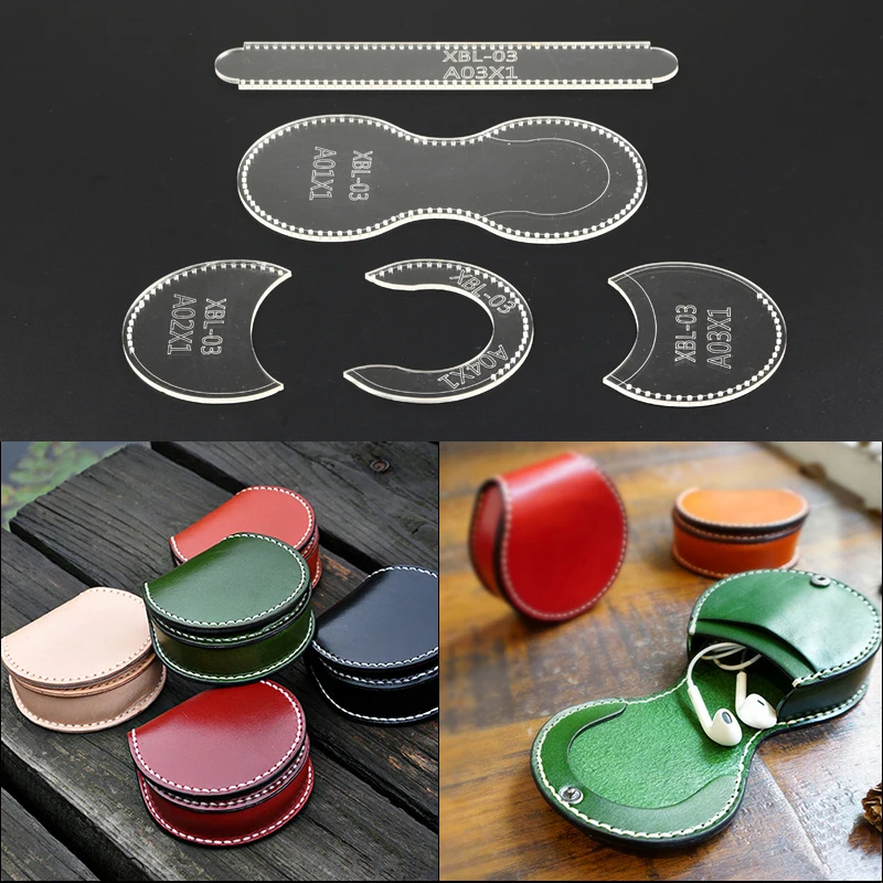 Кошелек из кожи акриловый кошелек шаблон трафарета Набор DIY|Наборы инструментов