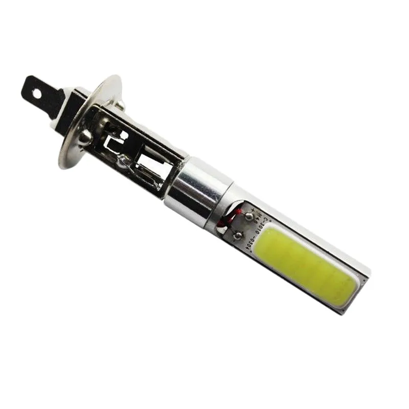1 шт. H1 12 V COB светодиодный Универсальный с низким потреблением Высокая Мощность долгий срок службы фары автомобиля/противотуманные лампы головного света Супер белый 6000 K#288528