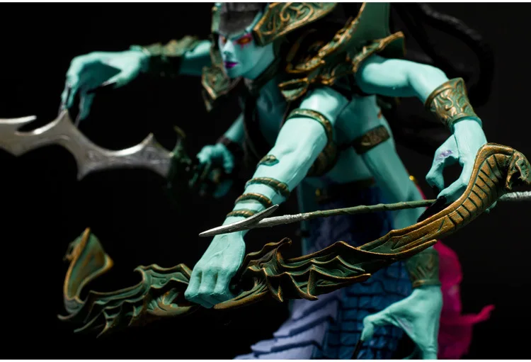 Фигурка героя Wow DC Unlimited Series 4 9 дюймов Deluxe Medusa Lady Vashj WOW ПВХ Модель игрушка