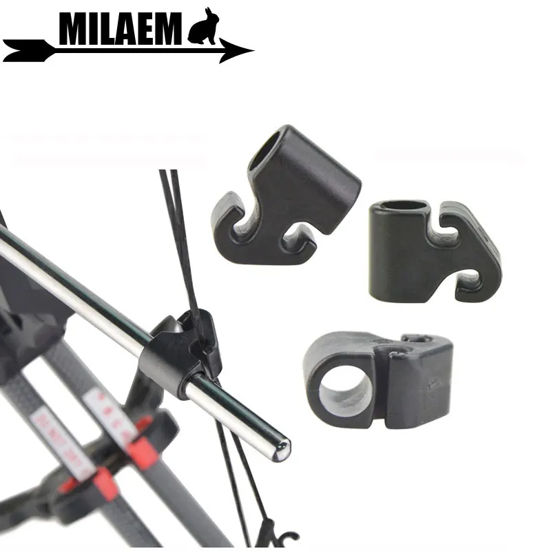 

2pcs Archery Cable Splitter Slider Guard Glide Plastic String Splitter Separator Compound Bow Hunting Accessory