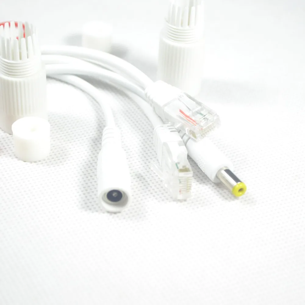 Водонепроницаемый POE сплиттер Инжектор адаптер Мощность Over Ethernet кабель для CCTV IP