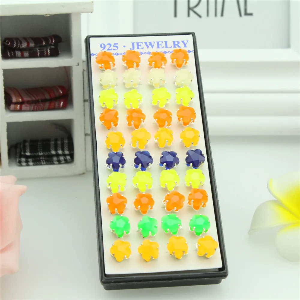 Женские серьги из стерлингового серебра 925 пробы с инкрустацией денег серебряные