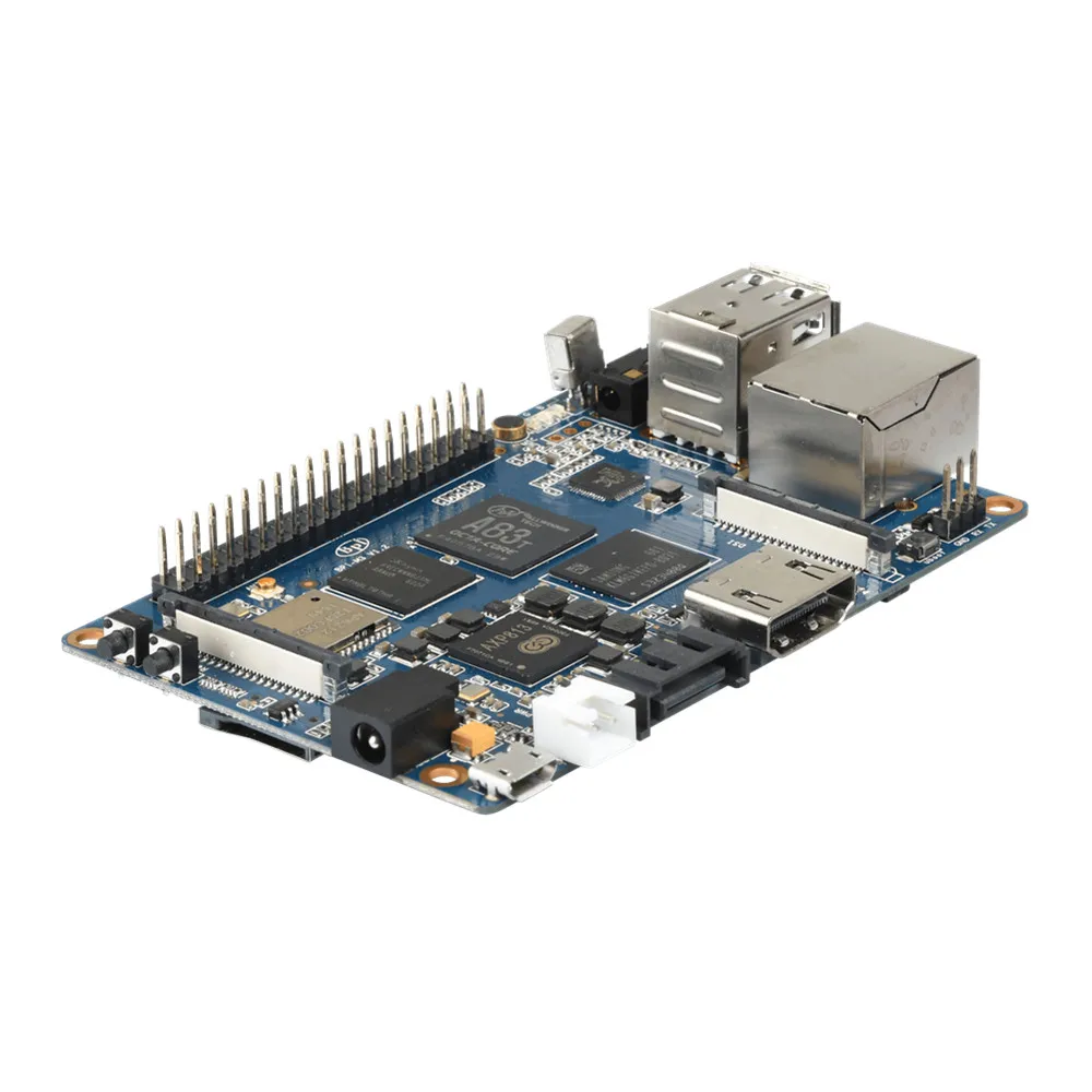 Мини компьютер Banana Pi M3+чехол+зарядное устройство|Демонстрационные стенды| |
