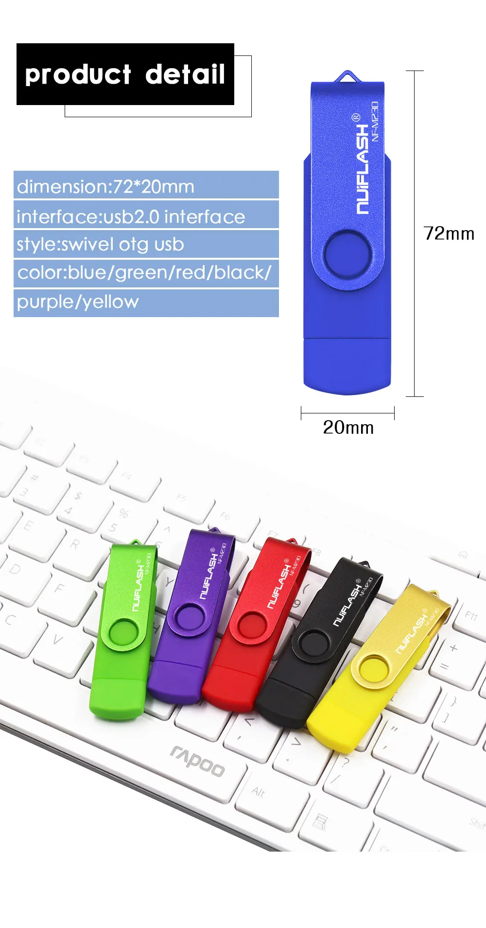 Лучшая OTG USB флеш-накопитель cle usb 2,0 32G флеш-накопитель двойное применение Micro USB 16G 32G 128G запоминающие устройства диск на ключ