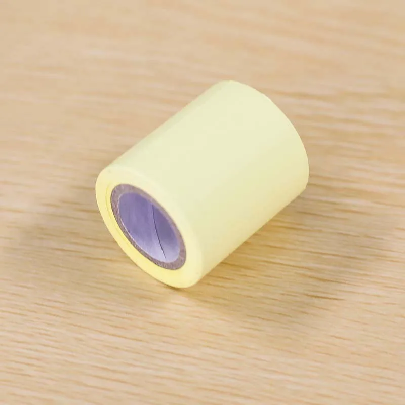yellow 1pcs Цветная флуоресцентная отрывная бумага, стикер, блокнот, Липкие заметки, Kawaii, милые, стационарные вещи, школьные, офисные материалы, диспенсер для ленты - Цвет: yellow 1pcs