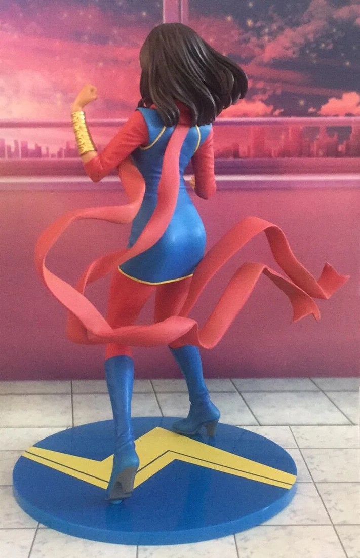 Kotobukiya Marvel bisujo мисс Марвел Капитан Marvel свободная фигурка игрушка кукла Brinquedos Фигурки подарок