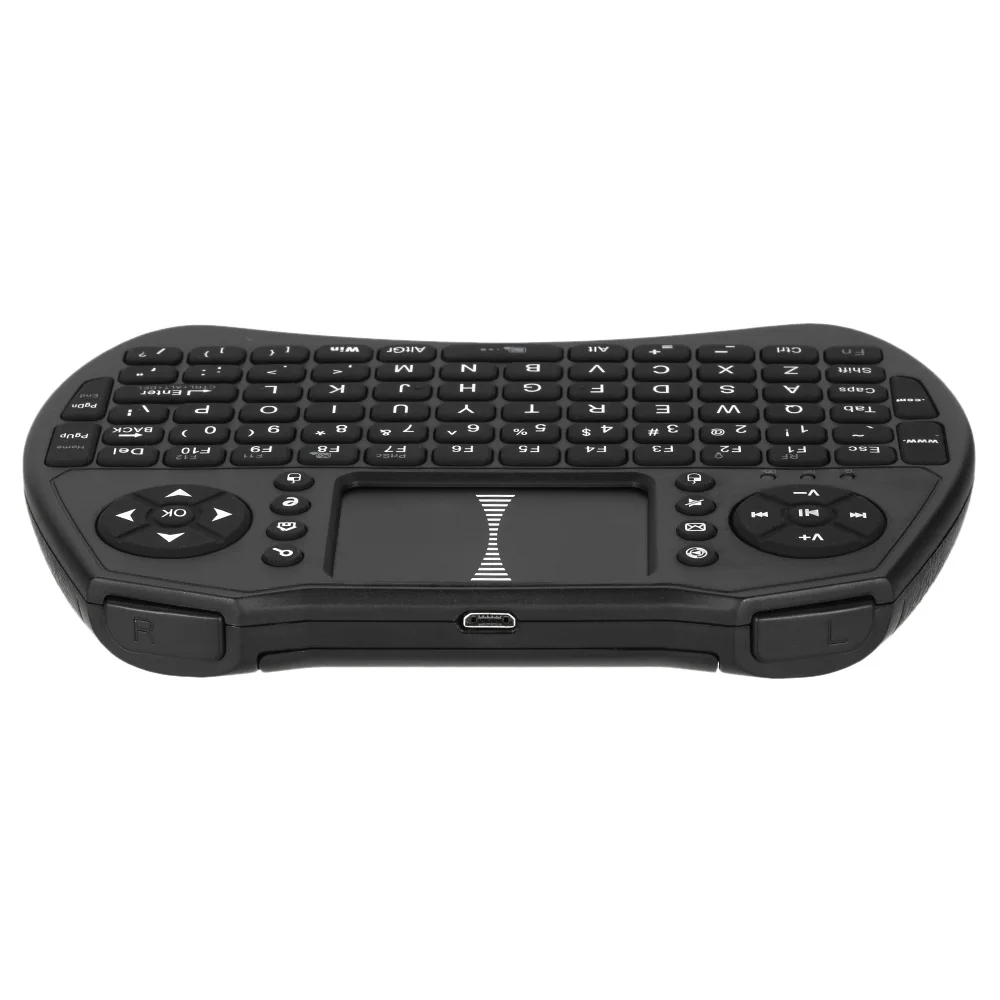 Беспроводная клавиатура с подсветкой Air Mouse 2 4 ГГц портативная игровая тачпадом
