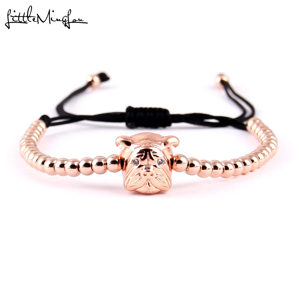 Маленькие MingLou Новый трендовый мужской браслет из бисера микро проложить CZ