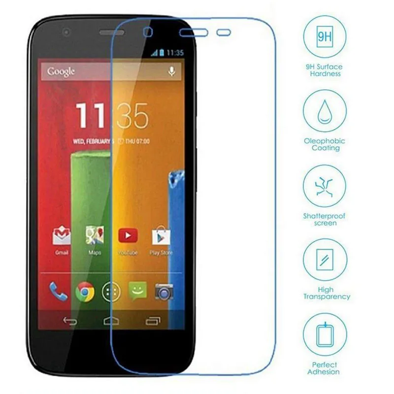 2 шт. для стекла Mororola Moto G2 защита экрана закаленное стекло стеклянная пленка