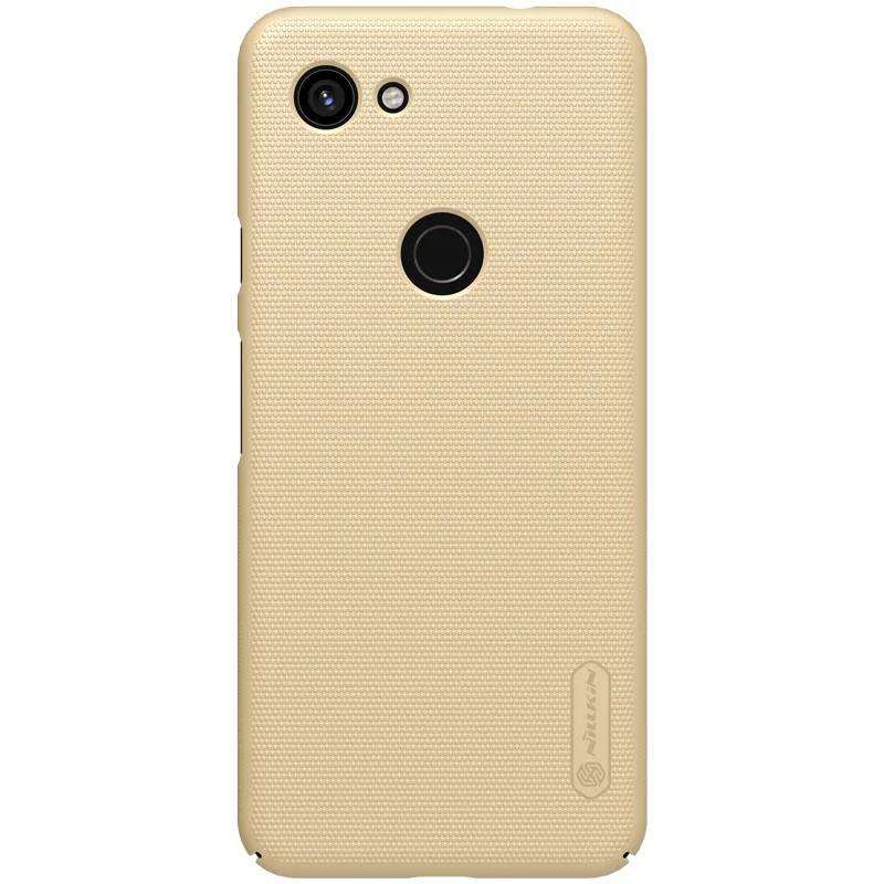Золотой Для Google Pixel 3a чехол-накладка глобальная задняя крышка для Google Pixel 3a супер матовый защитный чехол Pixel3a Nillkin чехол - Цвет: Золотой