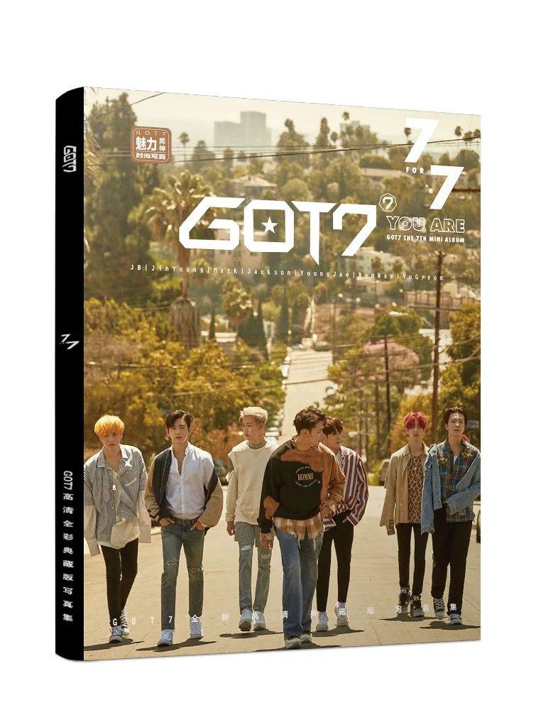 [MYKPOP]GOT7 фотоальбом книга HD фотографии KPOP коллекция фанатов SA18072205 | Игрушки и хобби
