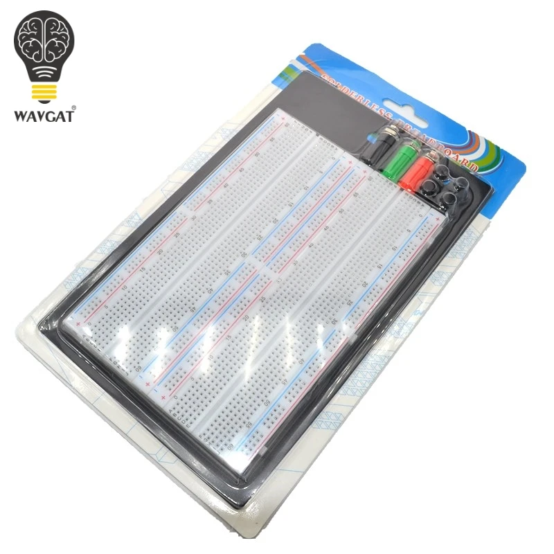 WAVGAT SYB 1660 печатная плата без пайки 4 шины тестовая точка привязки 1660|breadboard solderless| |