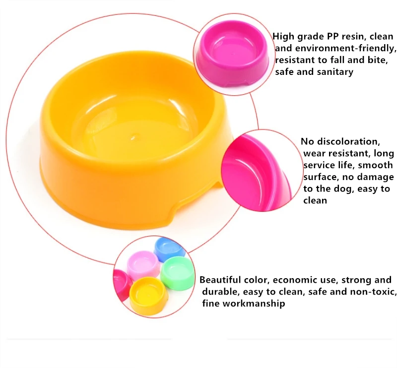 Лидер продаж миски для домашних животных безопасный нетоксичный пластмассовый