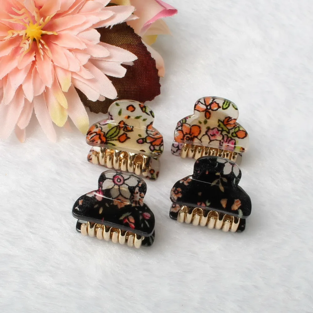 2 см коготь для волос модные аксессуары мини акриловые заколки захват Корейский