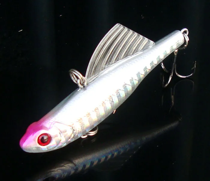 Искусственная жесткая приманка для рыбалки VIB Fish с крылом Seabass Killer 14 г 65 мм вибрационные приманки 1 шт - Цвет: Pink Head