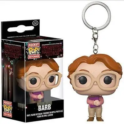 FUNKO POP брелок с героями Marvel официальный форки супер герой Халк Гоку Рик Добби аниме персонажи фигурка Коллекционная модель игрушки с коробкой - Цвет: BARB