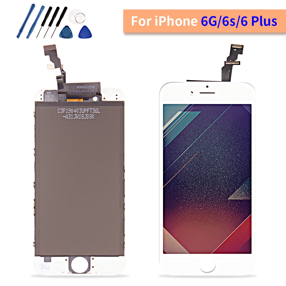 Без битых пикселей AAA + для iPhone 6 6Plus 6S Plus LCD полная сборка полный 3D Force сенсорный