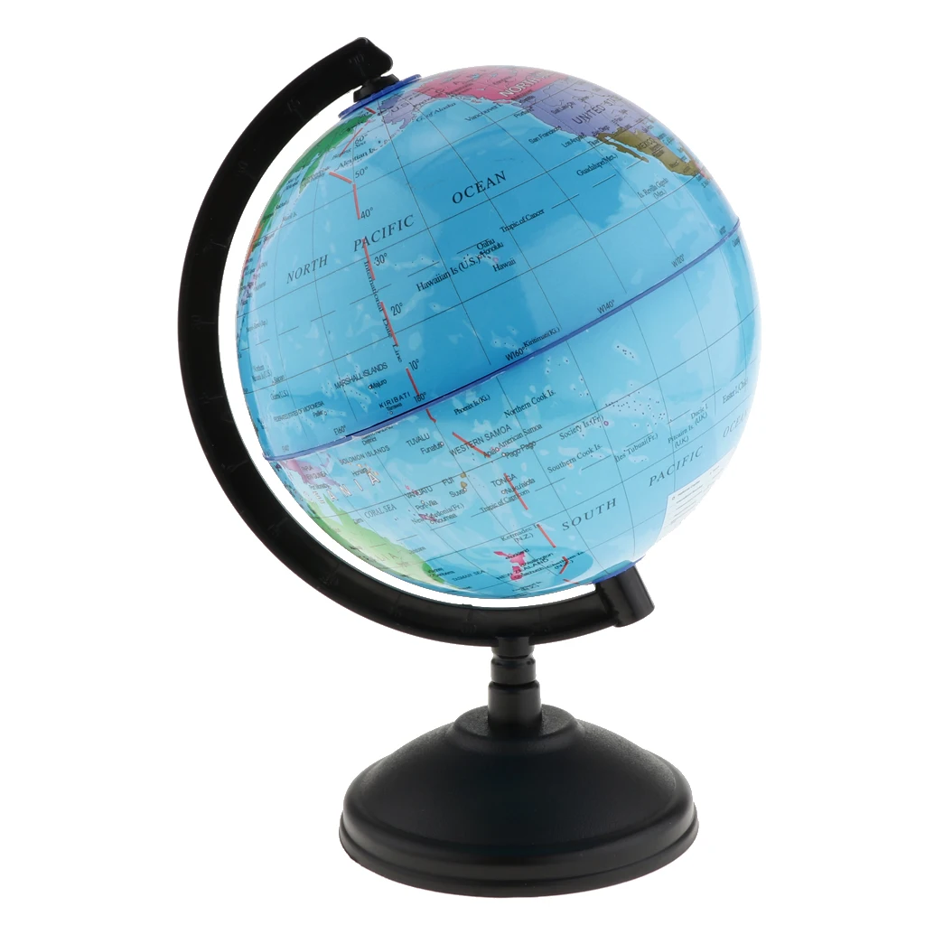 14 см карта мира океана география обучающая игрушка подарок с поворотной