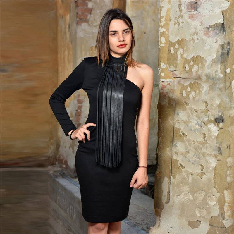 YD &amp YDBZ новое длинное ожерелье с кисточками женские кожаные ожерелья 6 цветов