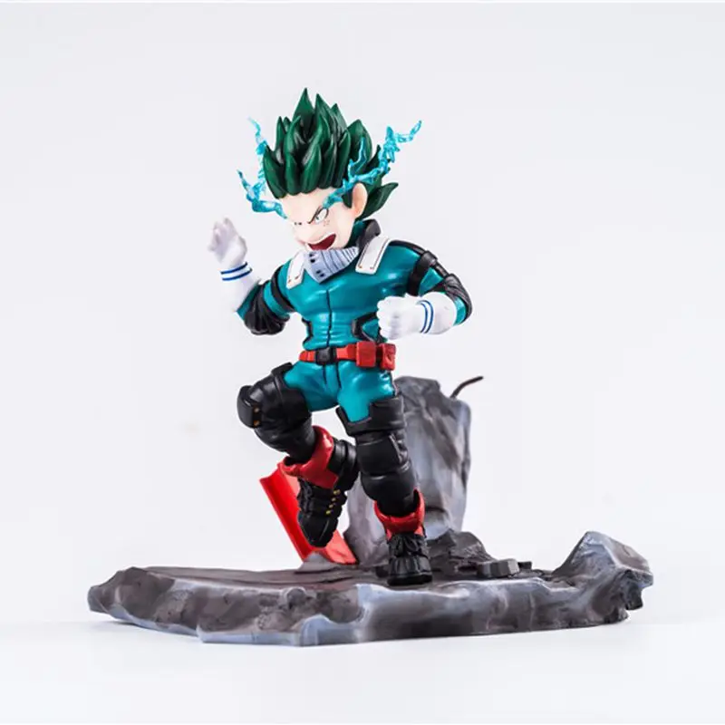 15-17 см ПВХ Обувь с рисунками из японского аниме мой герой Midoriya Izuku Bakugou Katsuki фигурка