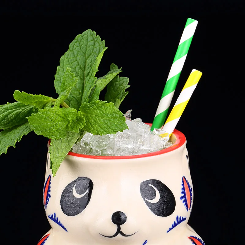 Чашка для бара TIKI гавайская Коктейльная кружка с милым медведем|Кружки| |
