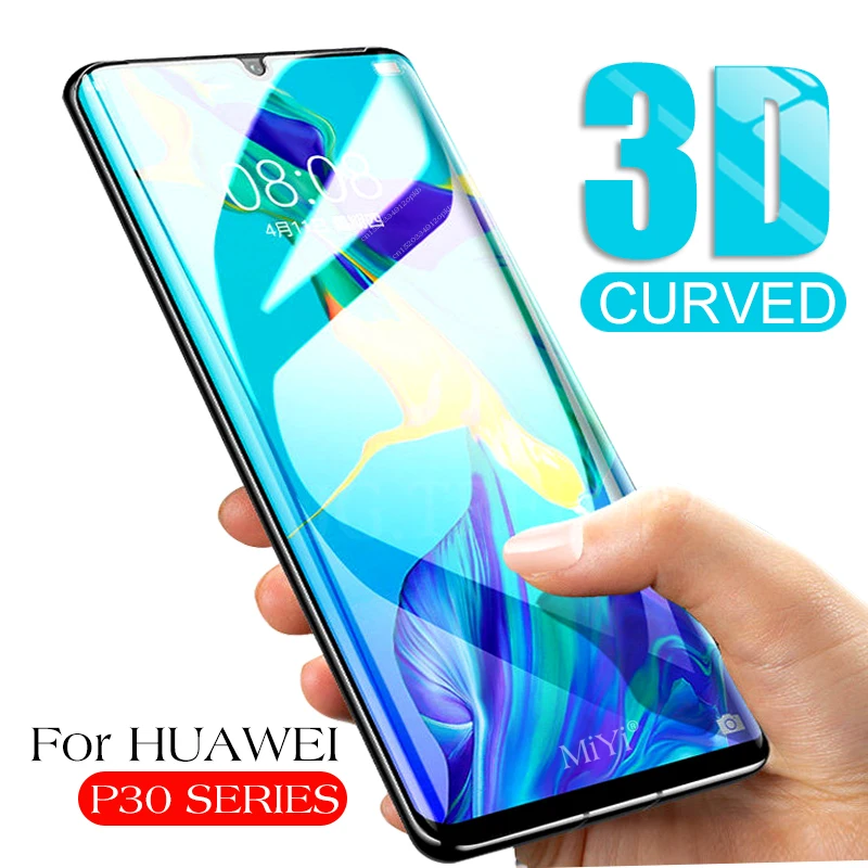 3D изогнутое Защитное стекло для huawei P30 Pro защита экрана закаленное стекло Hauwei P 30 Lite светильник P30Pro Tremp Glas