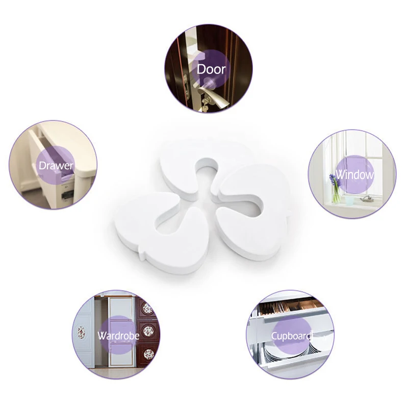 Уход за новорожденными 3 шт. защита детей дверная пробка Soild детские защитные